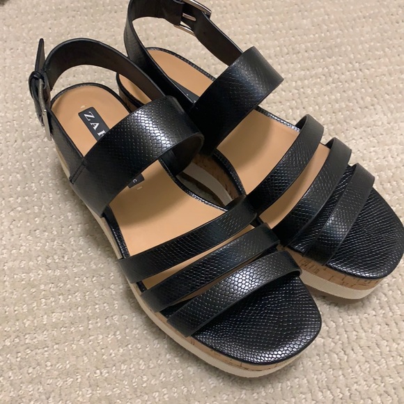 Zara platform sandal